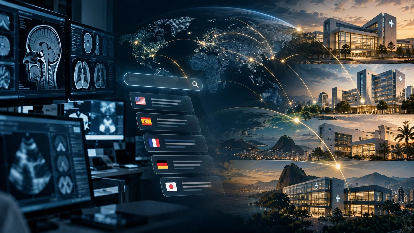 Medical imaging infrastructure expanding from a local market into global search visibility and international healthcare demand.