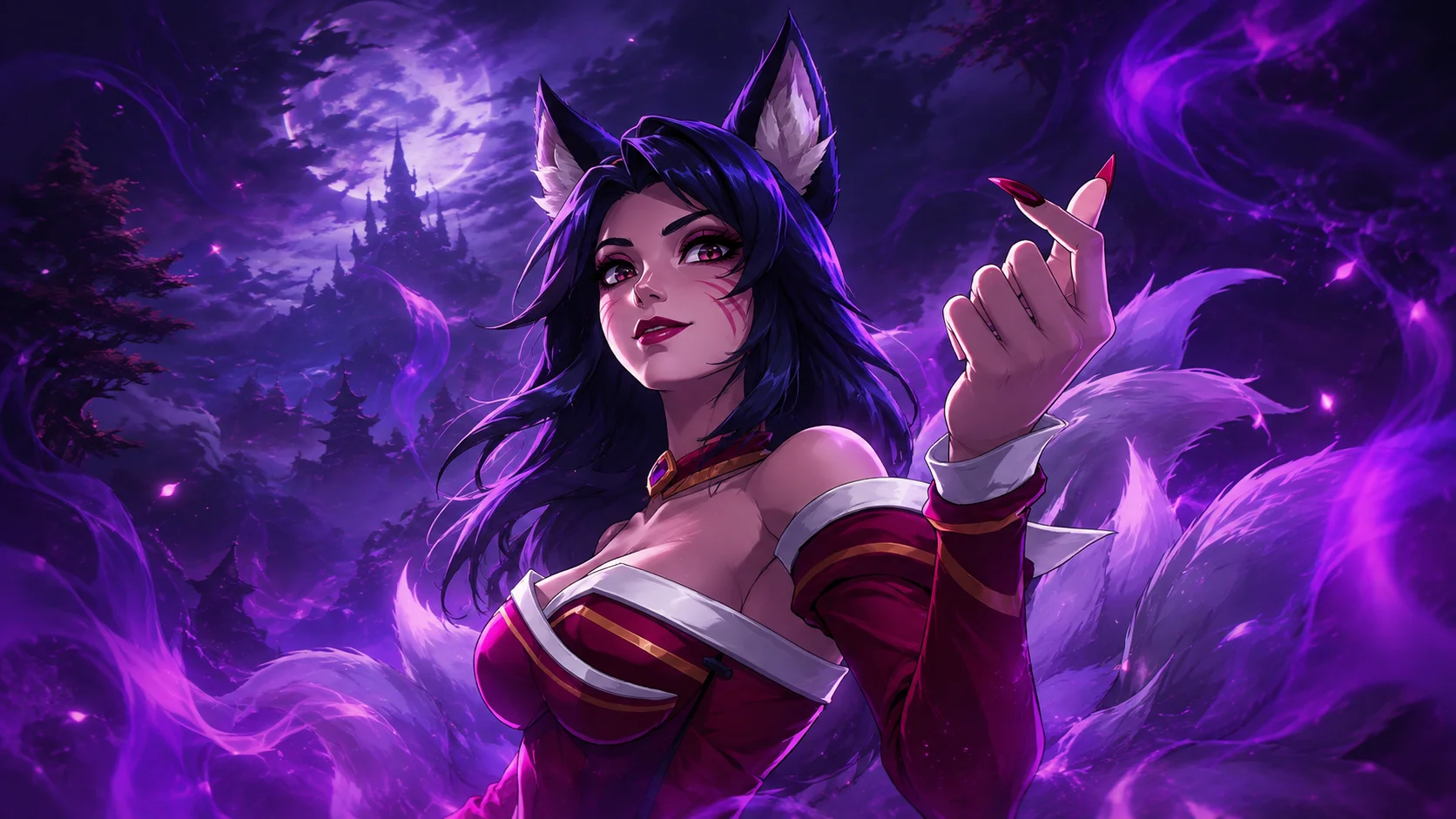 2XKO character in a purple, stylized setting, representing Riot Games' fighting game.