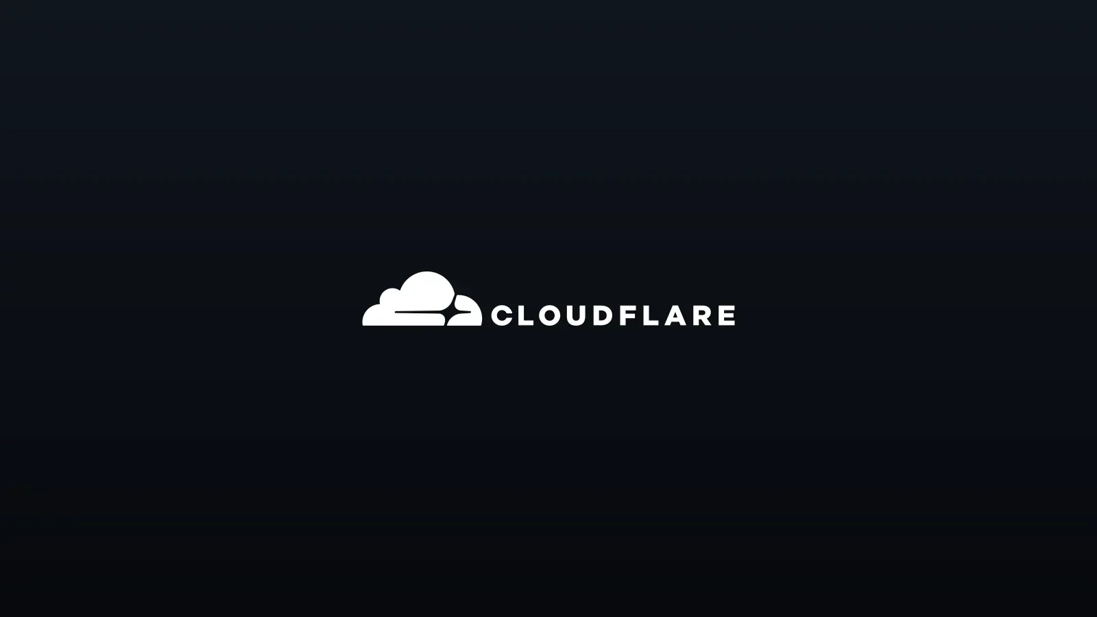 Marca Cloudflare Workers AI em branco sobre fundo escuro com gradiente suave, composição centralizada e minimalista