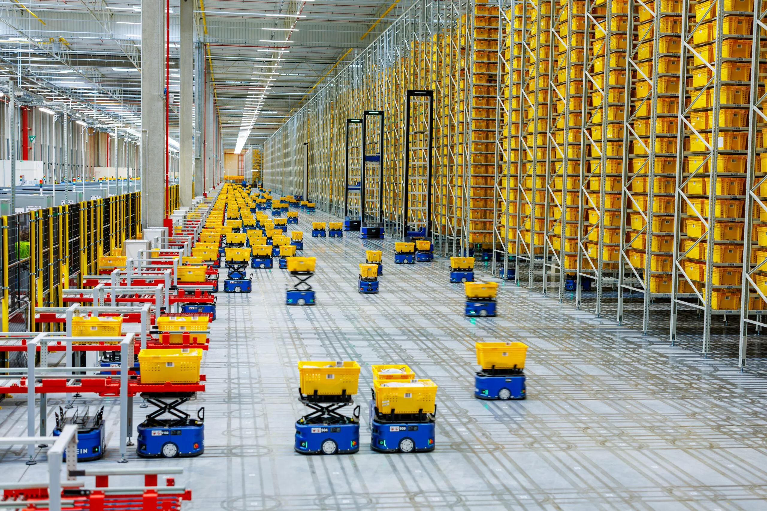 Shein's automated logistics hub in Poland supports its shift toward regional distribution.