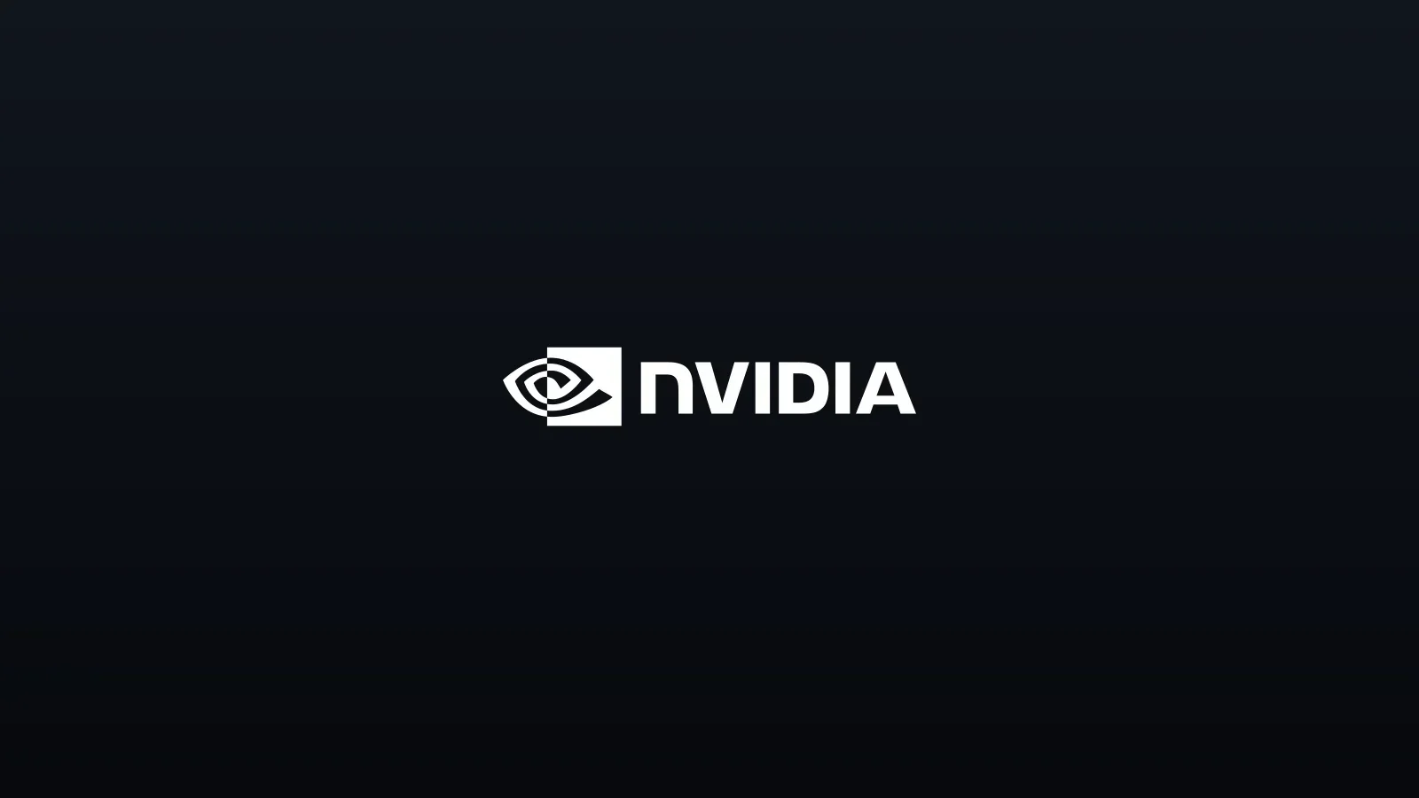 Marca NVIDIA NIM em branco sobre fundo escuro com gradiente suave, composição centralizada e minimalista